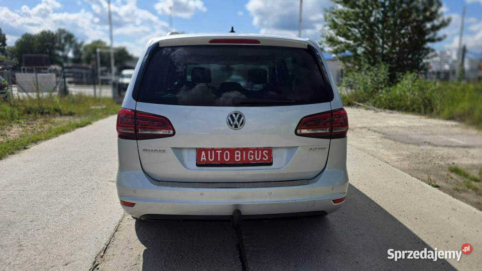 Volkswagen Sharan Highline Duża Navi ledy wielofunkcyjna kierownica Samochody osobowe Lębork sprzedam