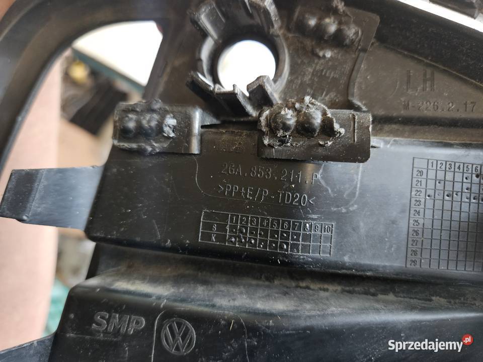 VW TROC KRATKA PRAWA ZDERZAKA PRZÓD PRZEDNIA Międzychód