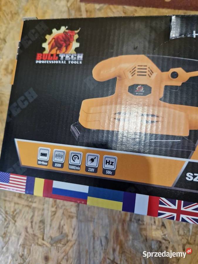 DUŻA SZLIFIERKA OSCYLACYJNA PROSTOKĄTNA 850W Głogowa