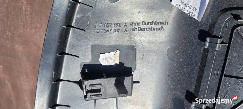 SKODA CITIGO UP MII BOCZEK PANEL BAGAZNIKA PRAWY