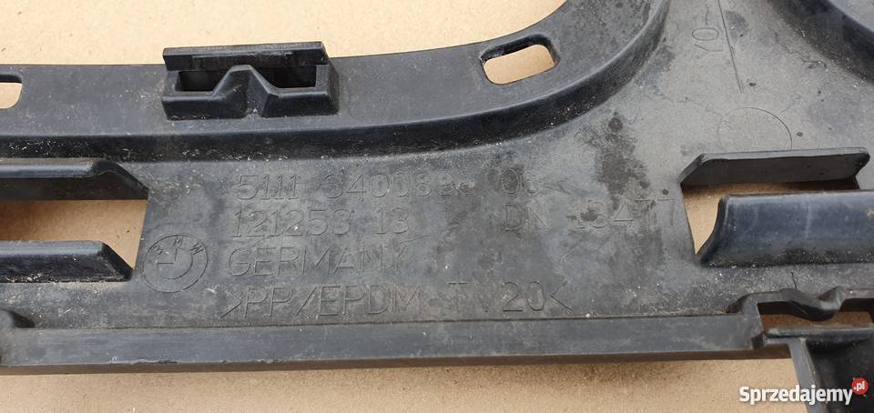 BMW E83 X3 WZMOCNIENIE ŚLIZG STELAŻ PRZÓD Bieleń