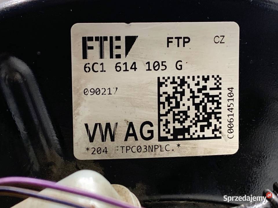SERWO HAMULCOWE SKODA FABIA III 6C1614105G Wspomaganie hamulca