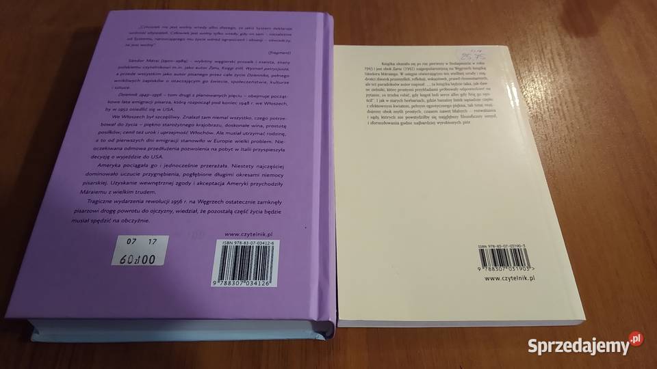 Dziennik 19491956 Sandor Marai 2017 Księga ziół Gdańsk