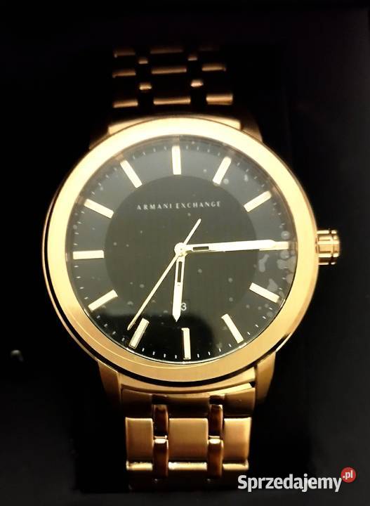 Zestaw Armani Exchange Zegarek AX7108 Złoty Szczecin
