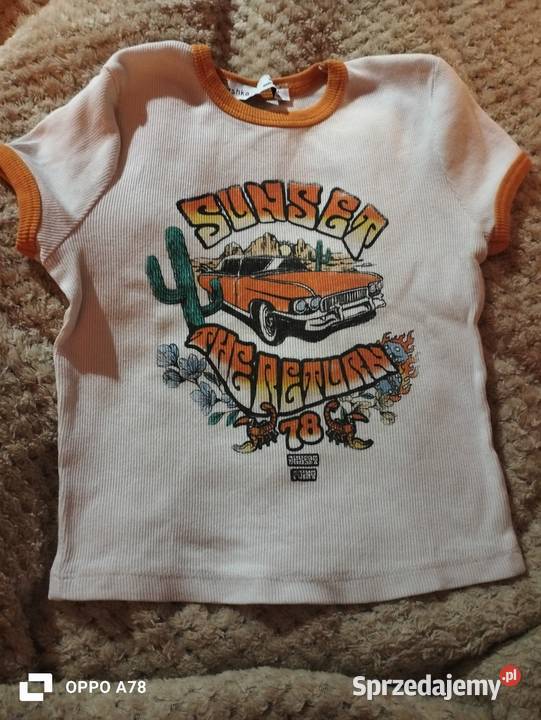 Bluzka krótki rękaw dziewczęca Dla Dziecka Lubin sprzedam