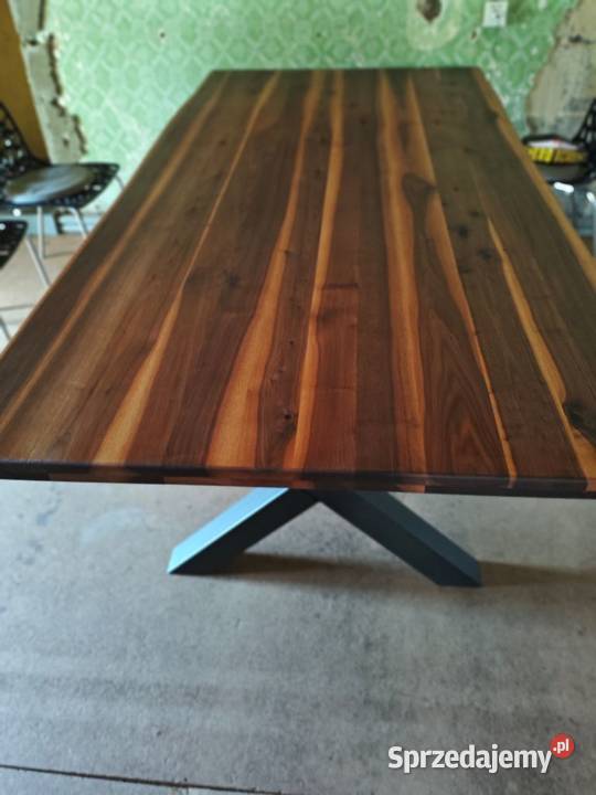 Stół 220x110 z orzecha amerykańskigo olejowany Dobroń sprzedam