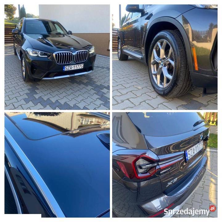 BMW X3 20 Benzyna 252 4x4 2023r niski przebieg Wierbka
