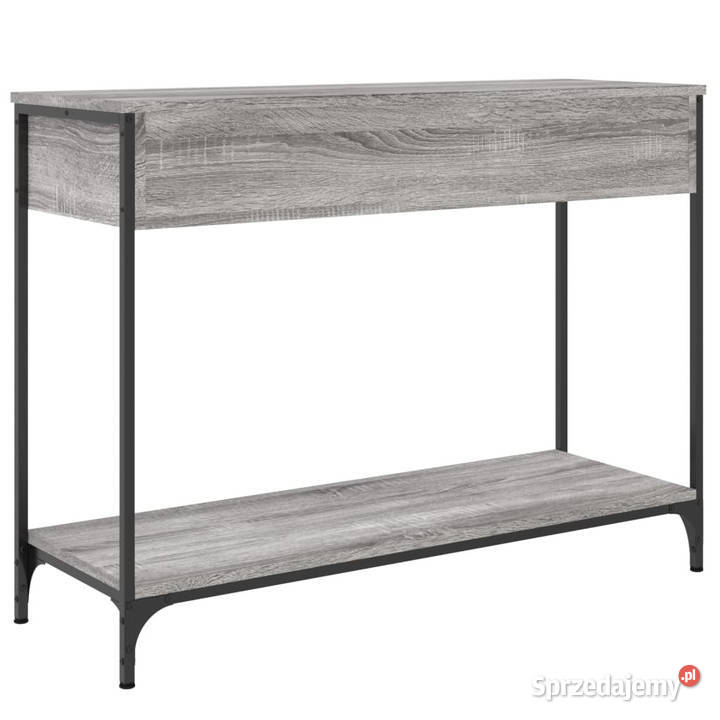 Stolik konsolowy szary dąb sonoma 100x345x75 Warszawa