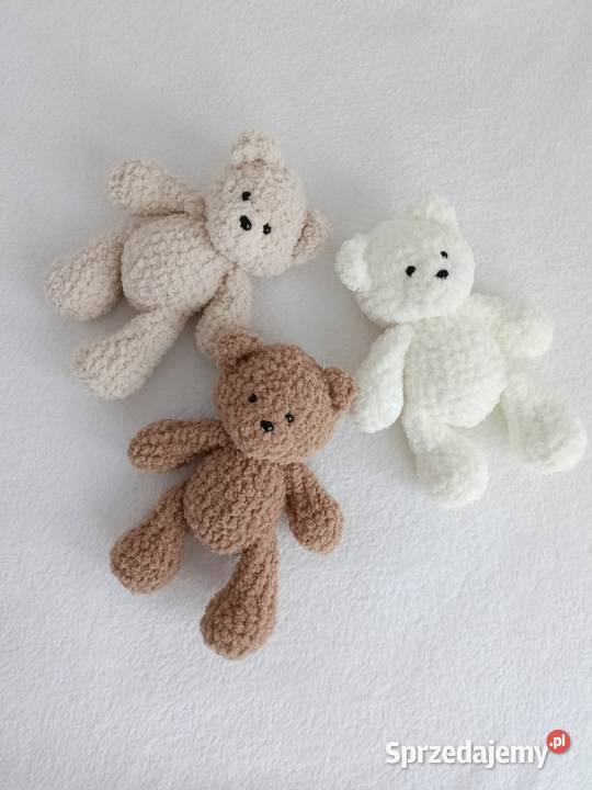 Maskotka miś handmade szydełko Rzeszów sprzedam