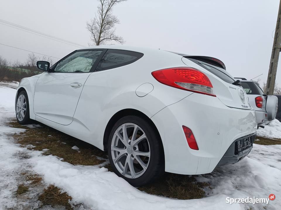 Hyundai Veloster 16i 140 6 biegów biały Podkonice Miejskie