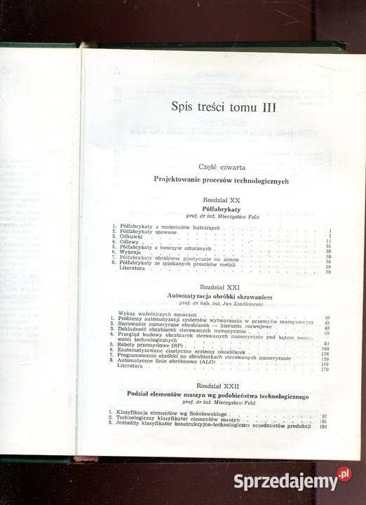 Poradni inżyniera Obróbka skrawaniem T3 twarda Szczecin sprzedam