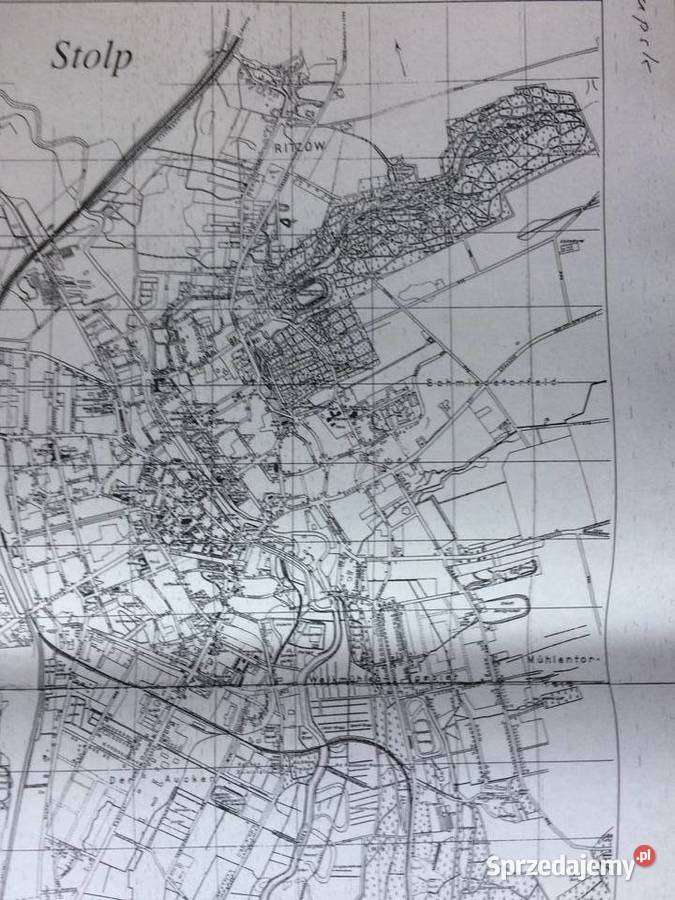 448 Niemiecki Plan Słupska Szczecin