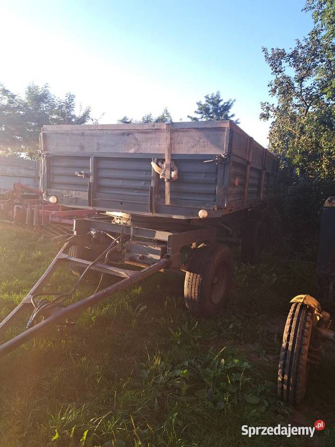 Sprzedam autosan d47 3 strony wywrot nieuszkodzony Przyczepy rolnicze Wawrzeńczyce