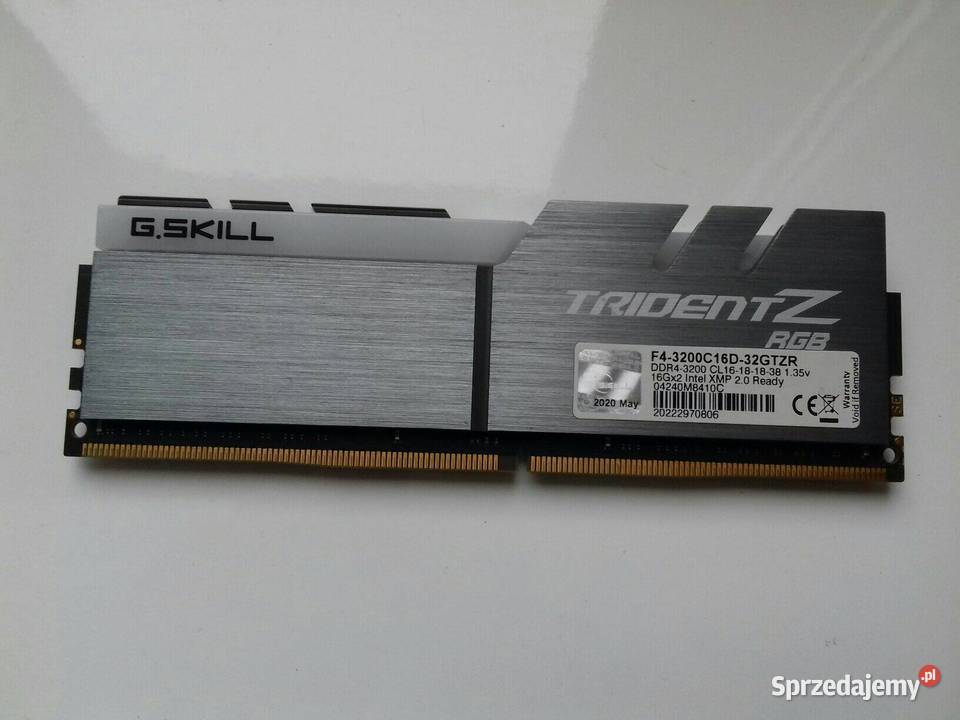 GSkill Trident Z RGB DDR4 16GB 3200 PC19200 2400MHz Bydgoszcz