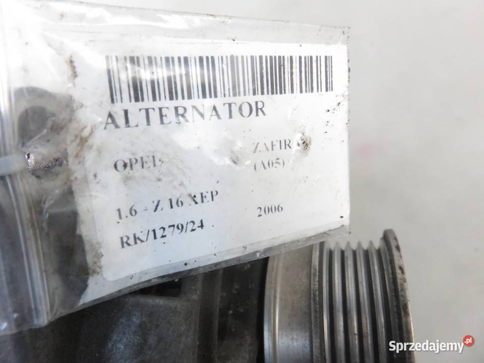 ALTERNATOR OPEL ZAFIRA B A05 16 24447429 sprzedam