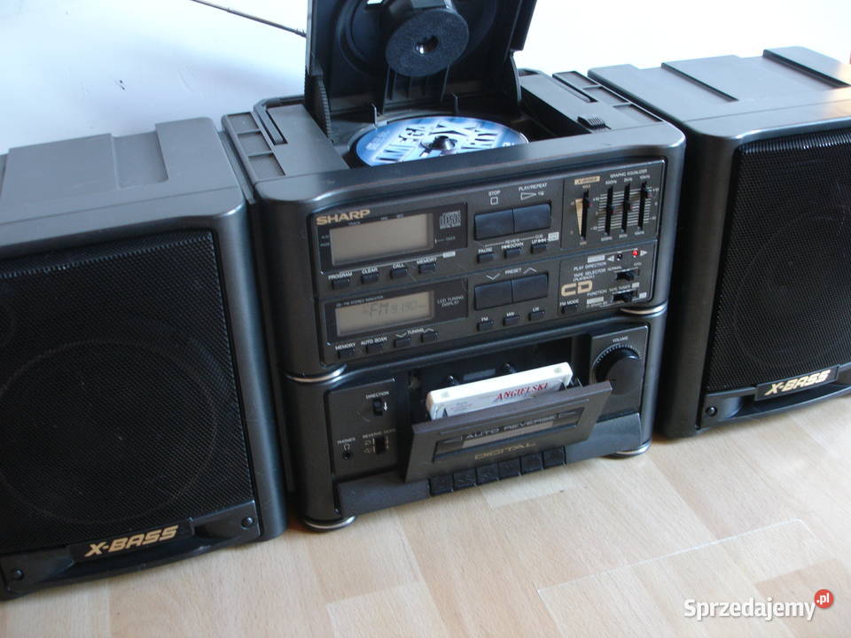Radiomagnetofon SHARP GXCD63H lubuskie Zielona Góra