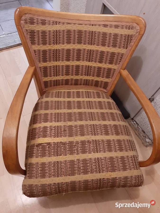 Śliczny 50letni fotel Ciechocinek