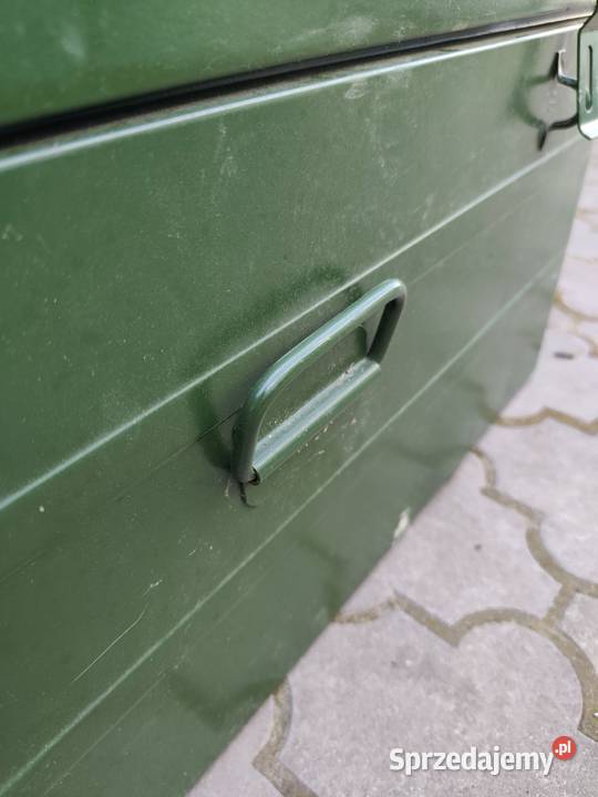 Skrzynia Kufer Metalowy Narzędziowy Poddębice sprzedam