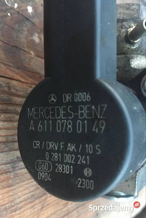 MercedesBenz E W210 22 CDI Listwa wtryskowa Rok produkcji 2001 dolnośląskie Łagiewniki