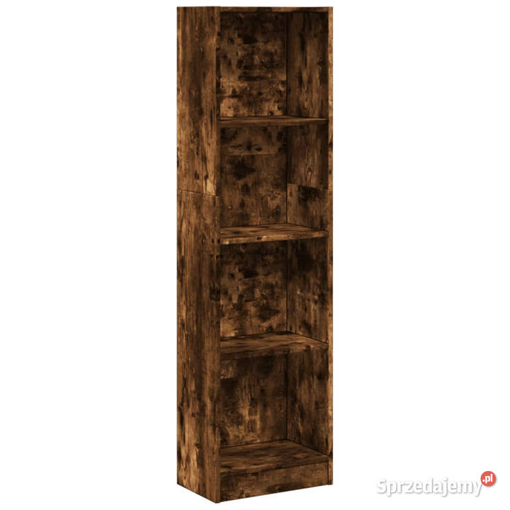 Regał przydymiony dąb 40x24x176 materiał Warszawa
