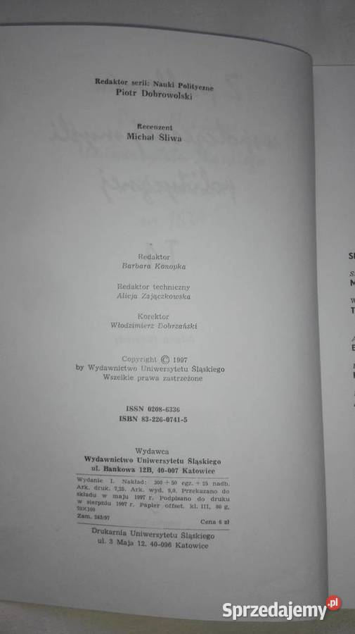 NOWE A Hrebenda Z problemów współczesnej myśli Katowice sprzedam