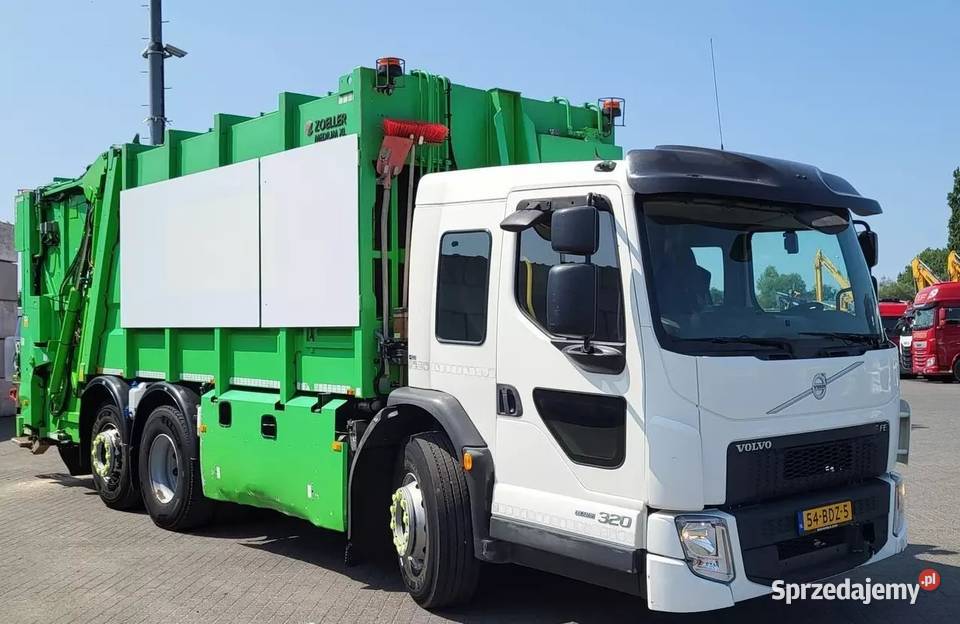 Volvo FE 320 śmieciarka trzyosiowa Zoeller 20m3 7698cm3 świętokrzyskie Nowiny sprzedam
