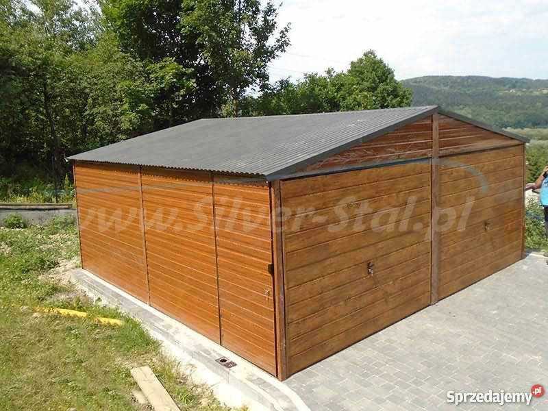 Garaż blaszany PREMIUM 6x6 drewnopodobny Trzebinia sprzedam