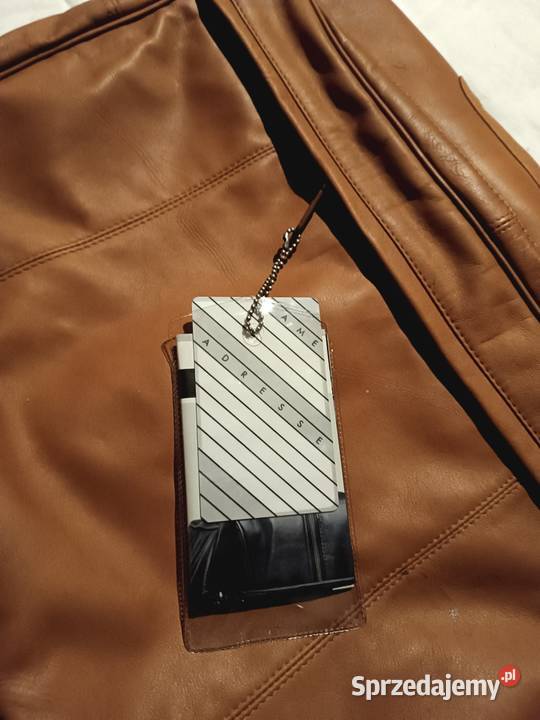 Torba Rowerowa na bagażnik Skóra lubelskie