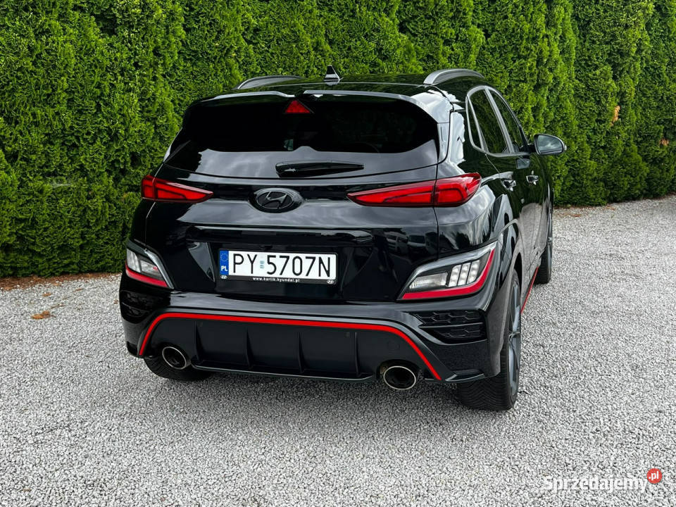 Hyundai Kona 20 TGDI N Performance DCT Gwarancja czujnik parkowania wielkopolskie Baranowo