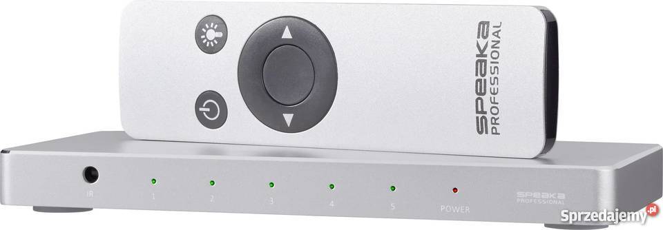 Przełącznik, switch HDMI SpeaKa Professional, 5 Portów, N/A,
