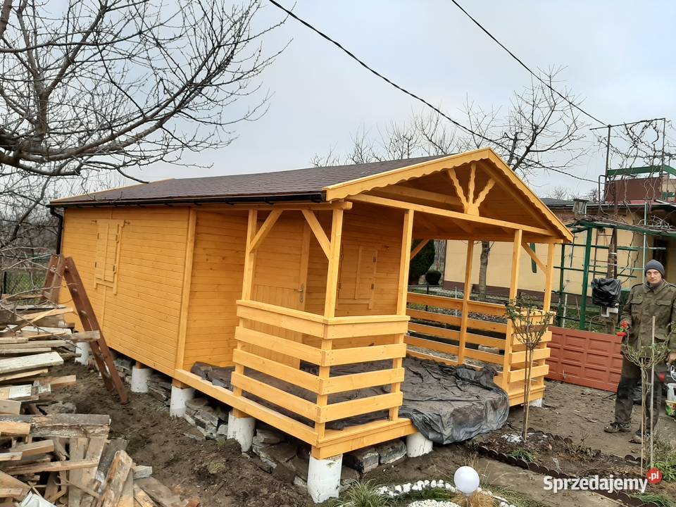 Domek ogrodowy z werandą Jordanów