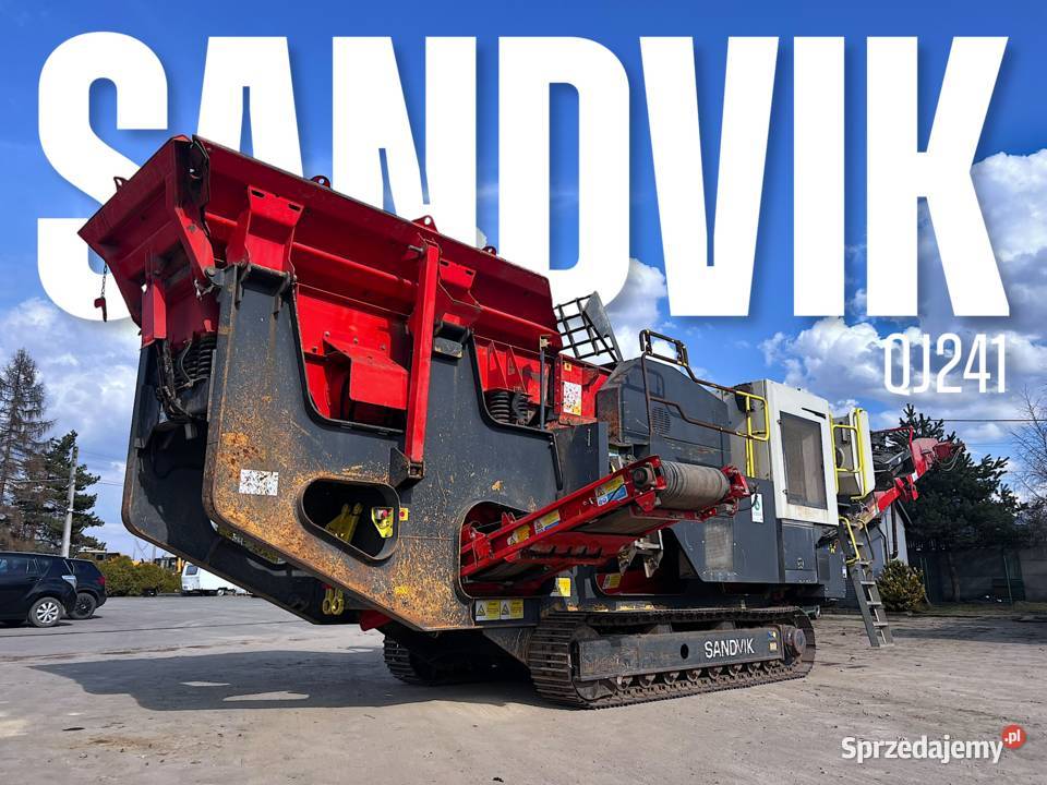 Kruszarka szczękowa Sandvik QJ241 Zator sprzedam