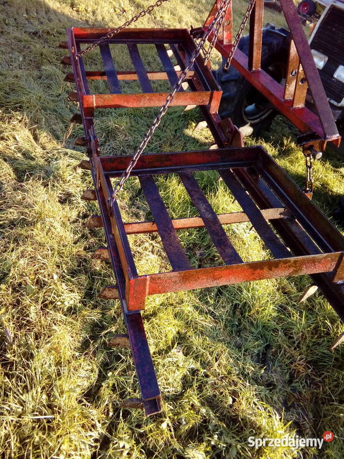 Włóka polowa brona lakowa talerzowka kverneland podlaskie Rutki-Kossaki