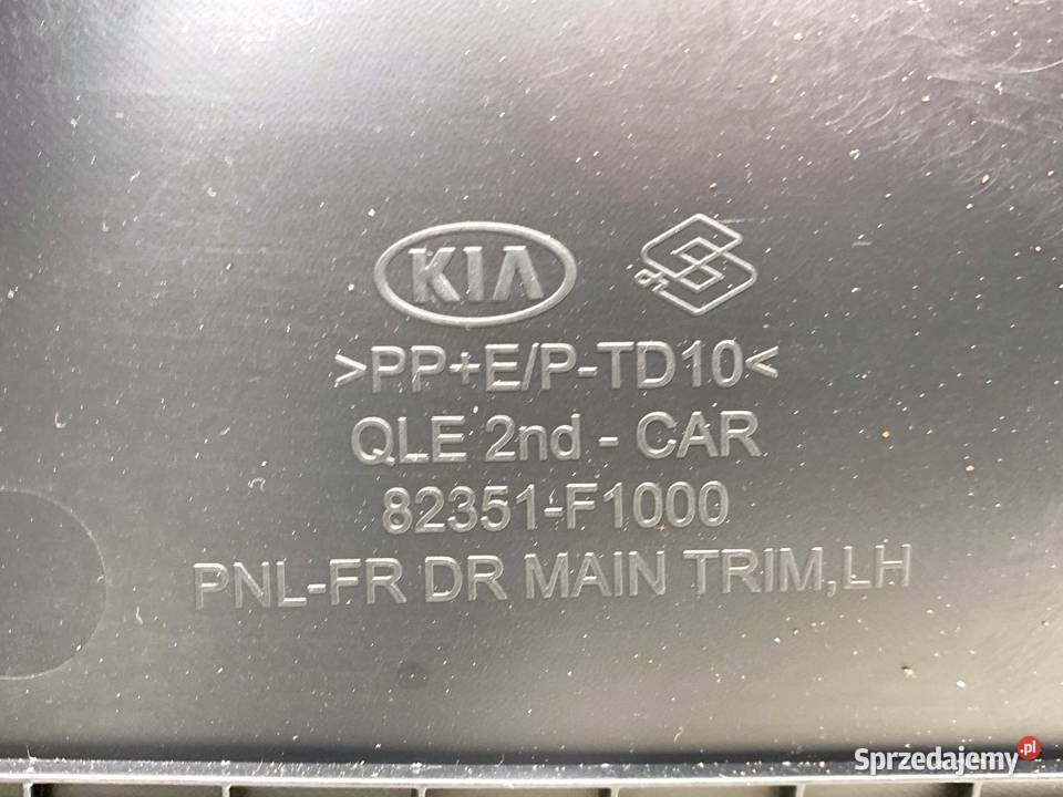 BOCZEK DRZWI LEWY PRZÓD KIA SPORTAGE IV