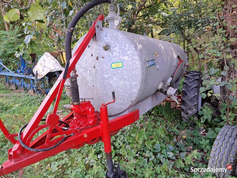 Beczkowóz HUBER 3000L ocynk IDEALNY Mszana Dolna