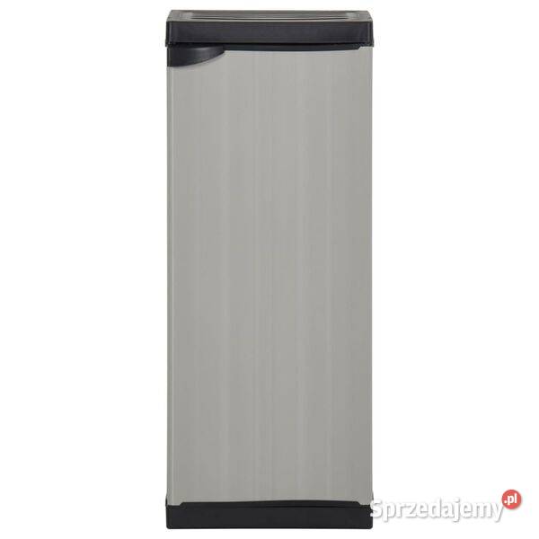 vidaXL Szafka ogrodowa z 1 półką szaroczarna Warszawa