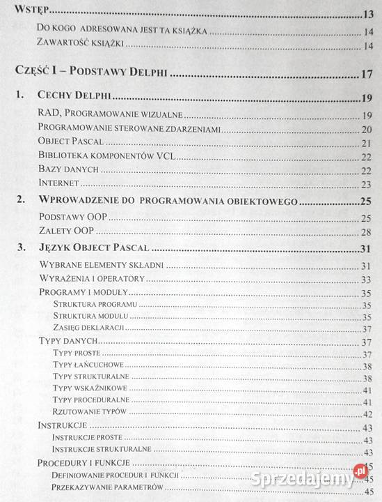 Programowanie w Delphi 50 Andrzej Pasławski