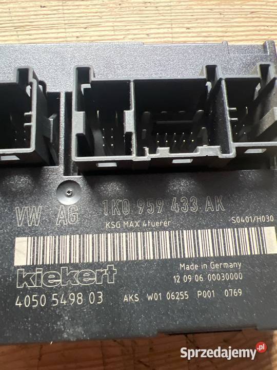 Moduł komfortu vw seat skoda 1k0959433ak wielkopolskie Margonin