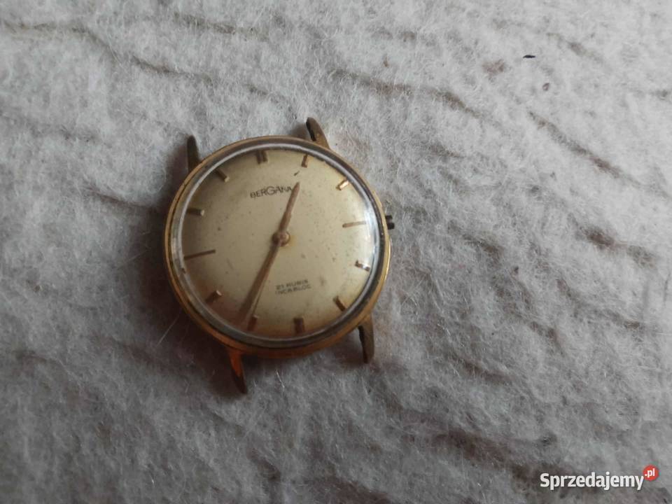 zegarek bergana 21 rubis incabloc Męskie dolnośląskie Legnica
