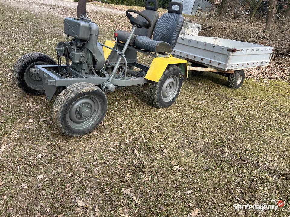 Traktorek sam z przyczepką Andoria s7 ciągnik Oświęcim