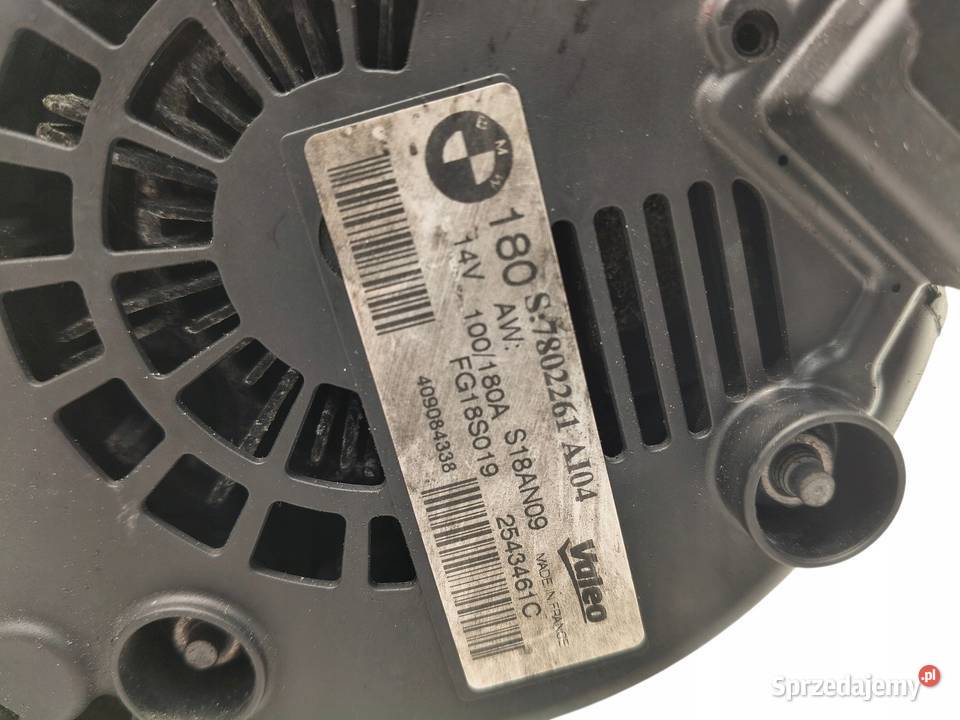 ALTERNATOR Valeo BMW E60 E61 20d 20 Diesel 180A lubelskie Chełm