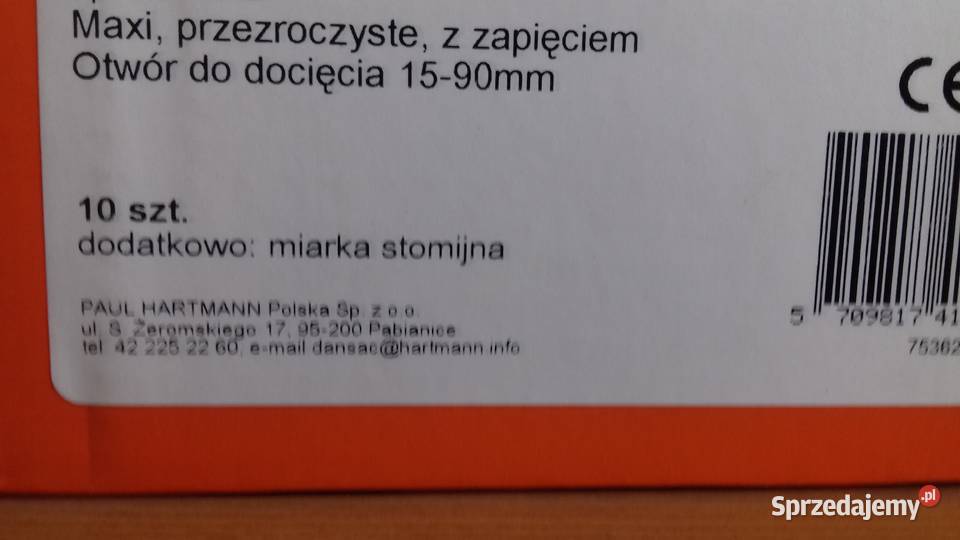 Worki stomijne DANSAC30 podkarpackie Jasło