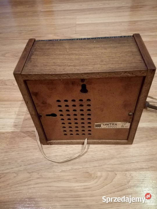 Stare radio stereo Pionier z kolumną z czasów śląskie Dobieszowice