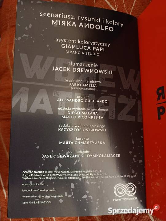 Wbrew w naturze Marika Andolfo Poznań