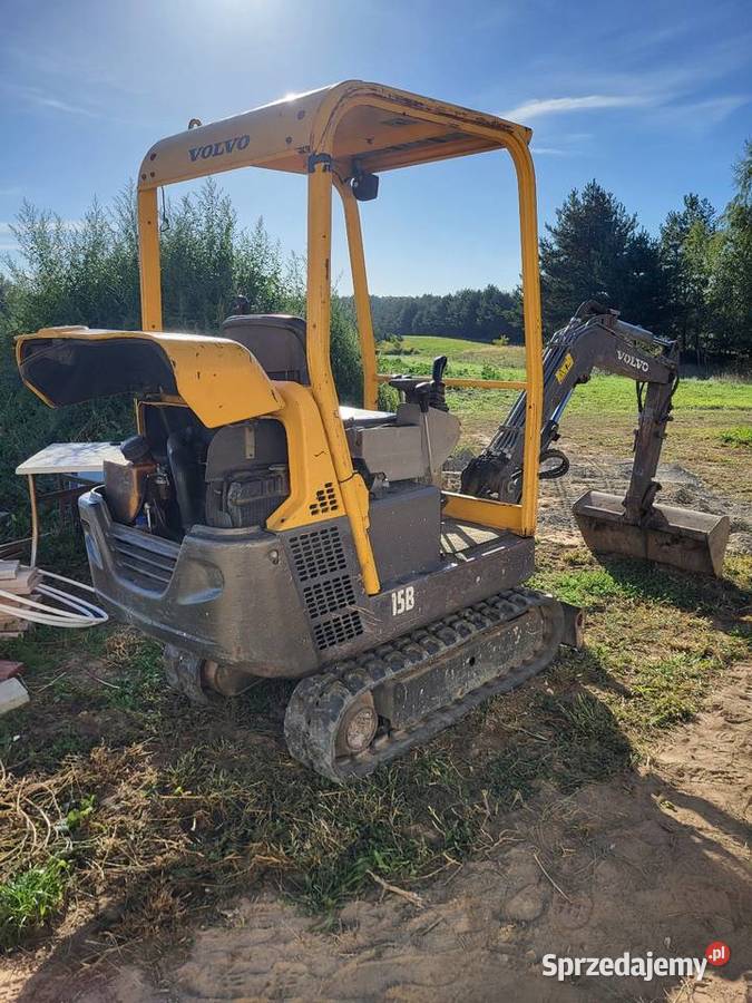 Minikoparka volvo ec15 B Dodatkowy osprzęt Przeworsk