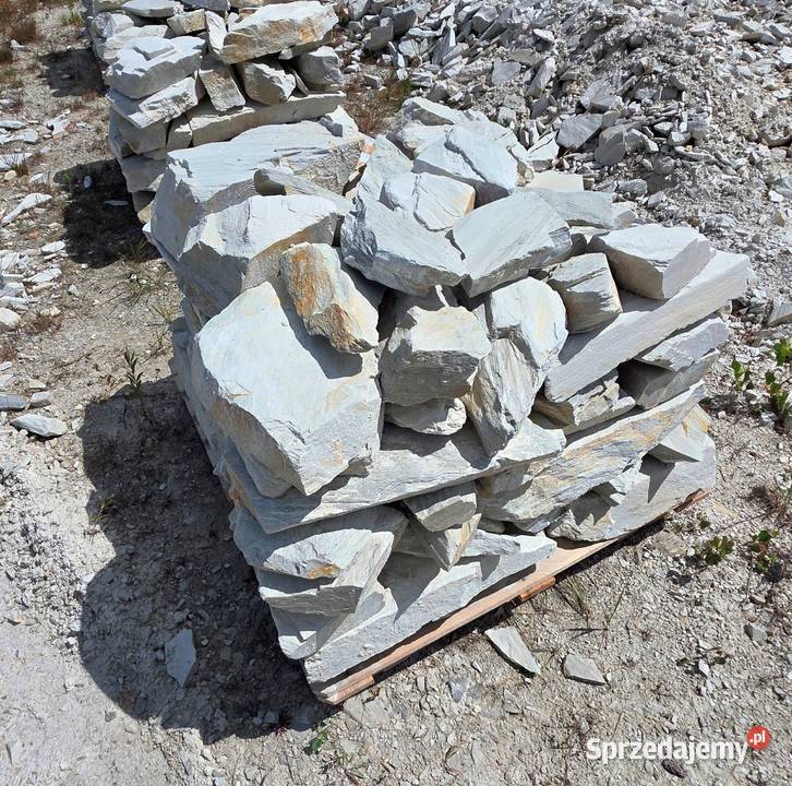 Kamień na skalniak Alipne White jasny kamień Bielawa