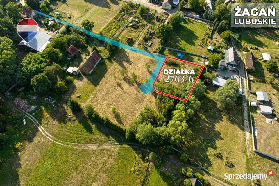 Na sprzedaż działka 1135 m Oś Moczyń Żagań Sprzedaż