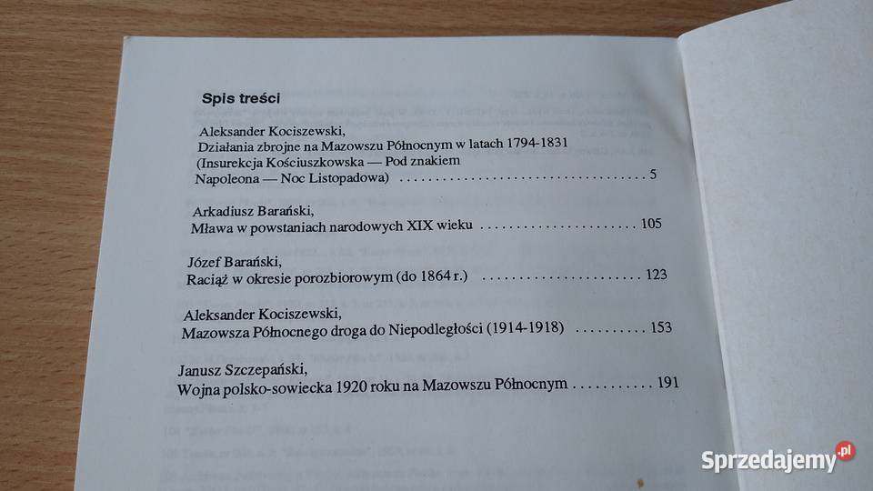 Mazowsze Północne w latach walk o niepodległość Książki naukowe i popularnonaukowe pomorskie Gdańsk