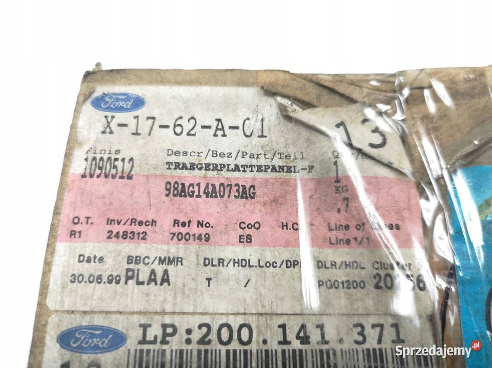 SKRZYNKA BEZPIECZNIKOW FORD FOCUS 9805 ORYGINAŁ
