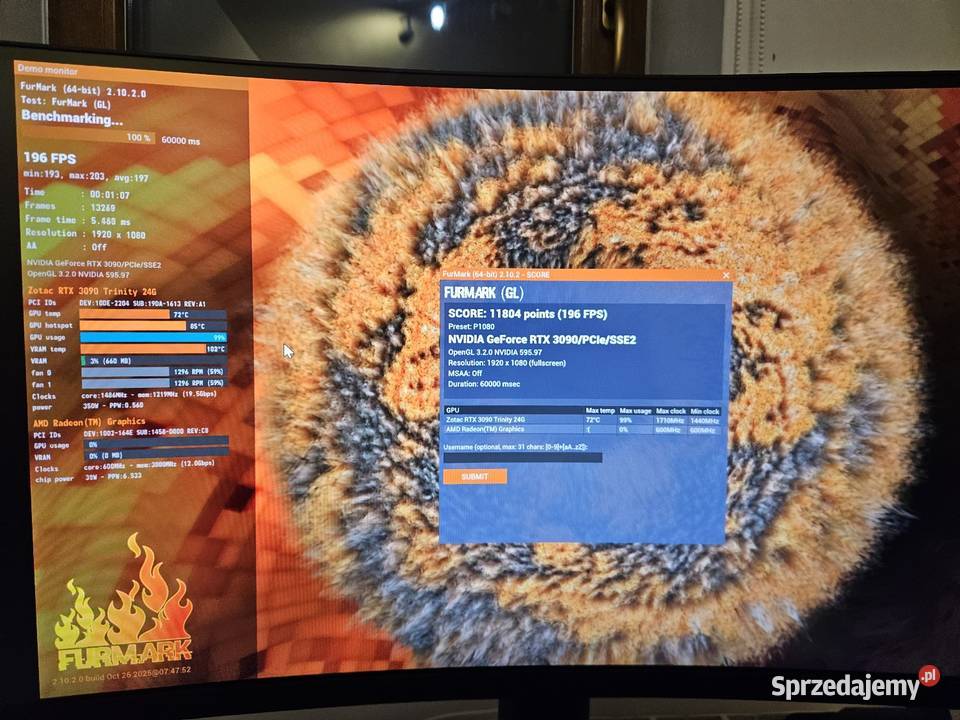 RTX 3090 trinity 24GB OC Zotac podkarpackie